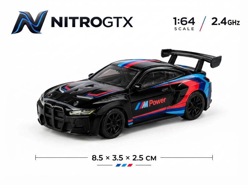 Coche RC Drift 1:64 Mini Alloy 4x4 - Control Remoto 2.4GHz