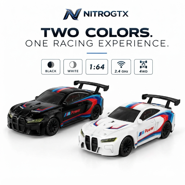 Coche RC Drift 1:64 Mini Alloy 4x4 - Control Remoto 2.4GHz